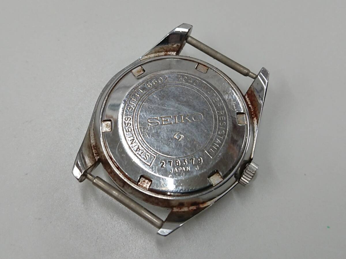 SEIKO セイコー 手巻 17石 6602-7040 メンズ 腕時計 ケース本体のみ 稼働 の画像5