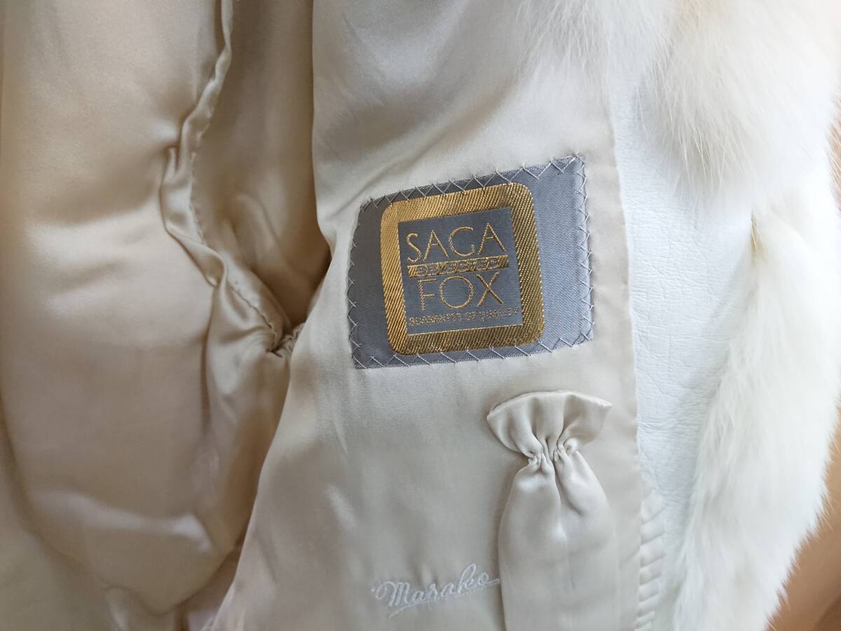 SAGA FOX サガフォックス 毛皮コート 着丈：約65cmの画像7