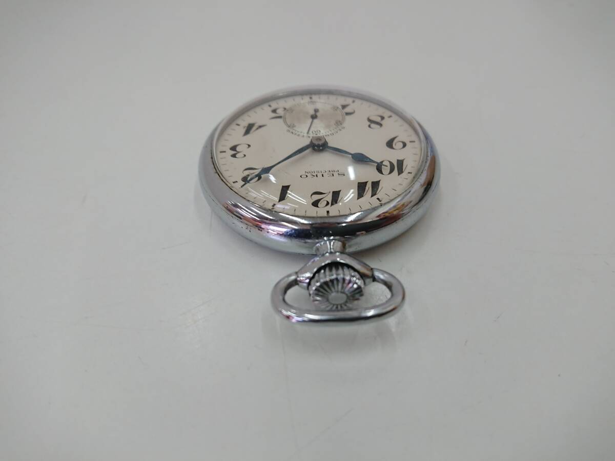 SEIKO PRECISION 手巻き 懐中時計 稼働品 国鉄 セイコー 鉄道時計 