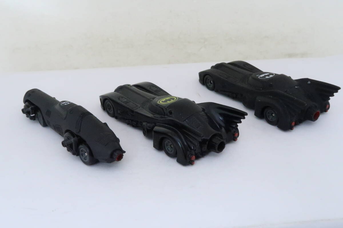 ERTL/Hasbro BATMOBILE バットモービル 箱無 5台 1/64程度 batman D.C.COMICS ニナレの画像3