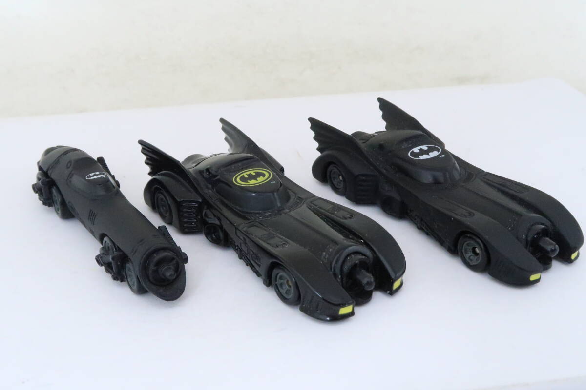 ERTL/Hasbro BATMOBILE バットモービル 箱無 5台 1/64程度 batman D.C.COMICS ニナレの画像2