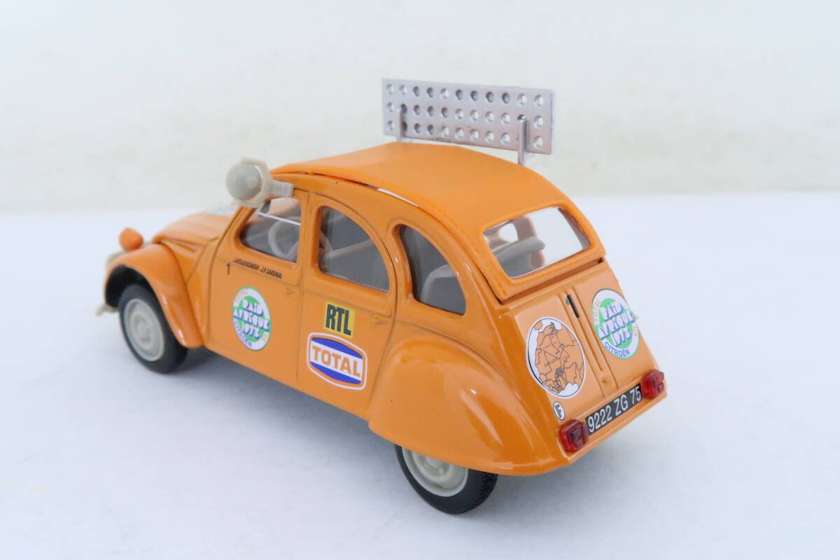 NOREV CITROEN 2CV 6 RAID AFRIQUE 1973 シトロエン レイドアフリカ 1/43 クレ_画像4