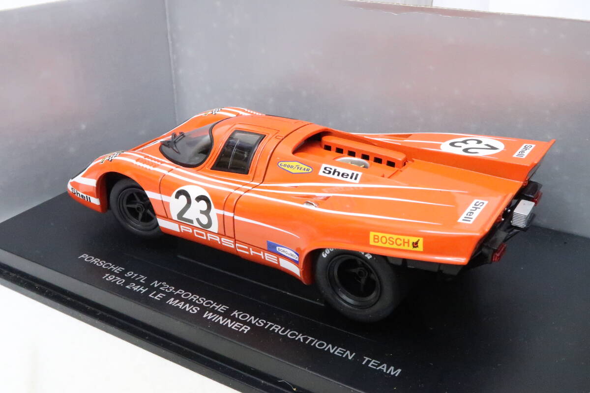 EAGLE RACE PORSCHE 917K LE MANS #23 ポルシェ ルマン優勝車 箱付 1/18 イイクレの画像2