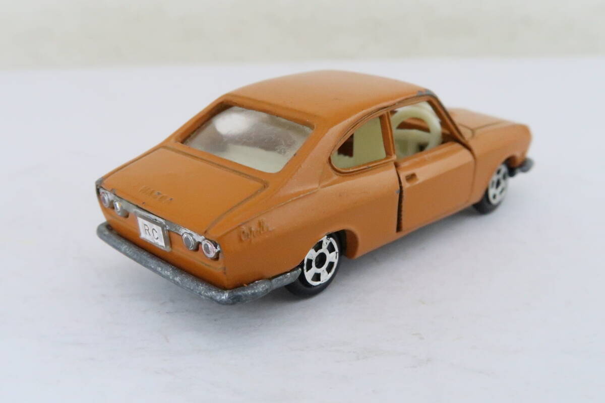 香港製トミカ MAZDA CAPELLA ROTARY COUPE マツダ カペラ ロータリークーペ キズ 箱無 TOMICA HONG KONG コレ_画像2