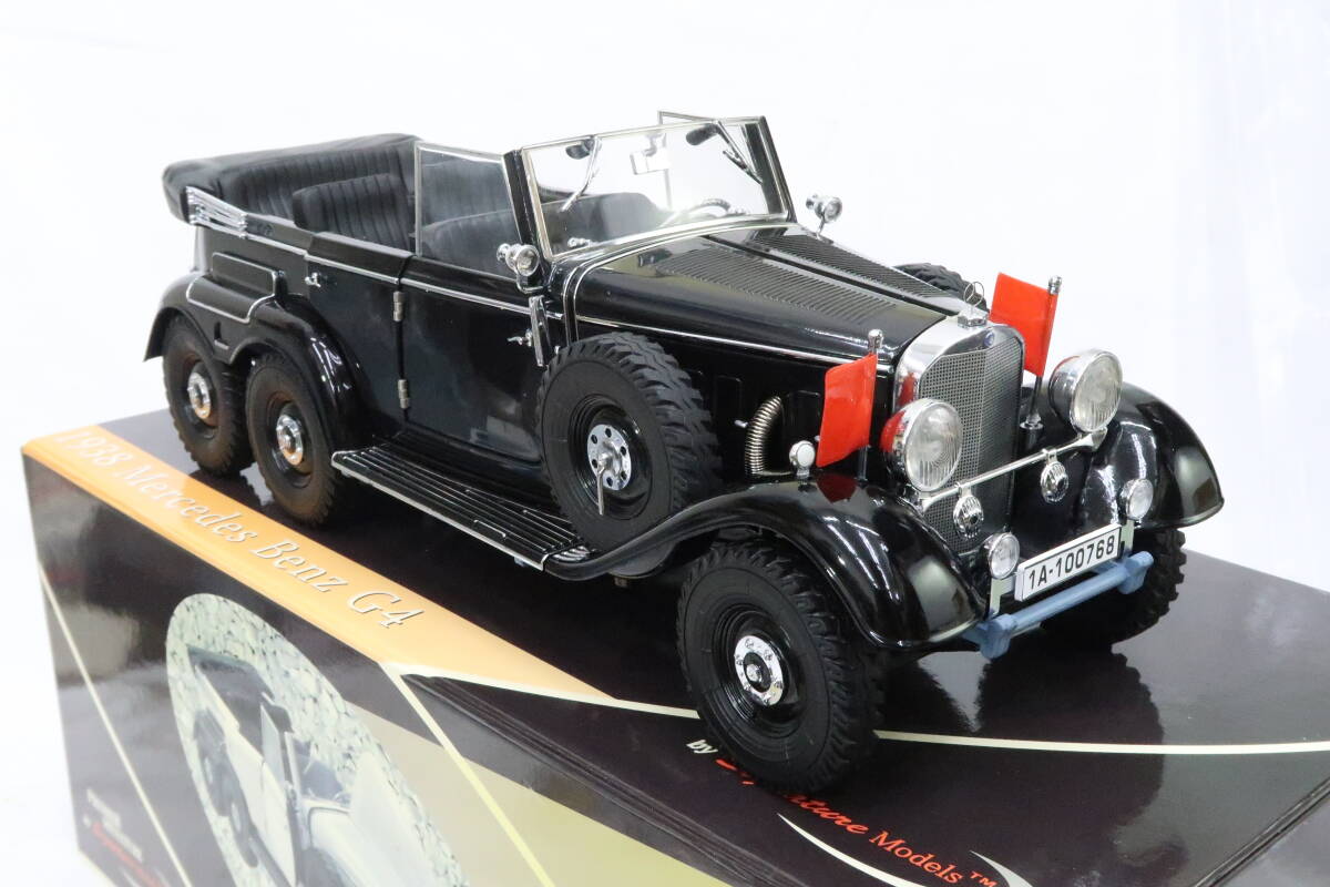 Signature Models 1938 Mercedes Benz G4 メルセデスベンツ 軍用 6輪 フィギュア3体付 1/18 イクレレの画像3