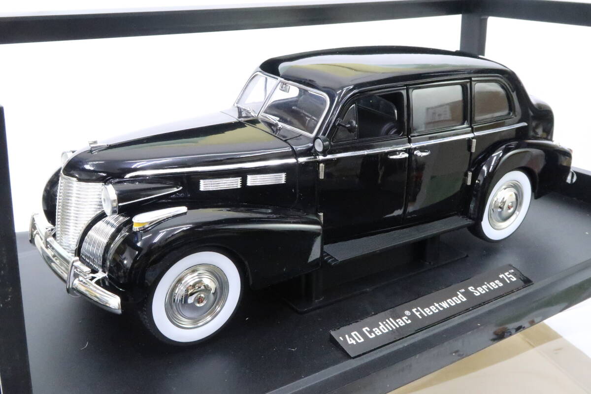 Jada TOYS The Godfather Cadillac Fleetwood キャディラック ゴッドファーザー フィギュア付 難有 1/18 イコレレ の画像2