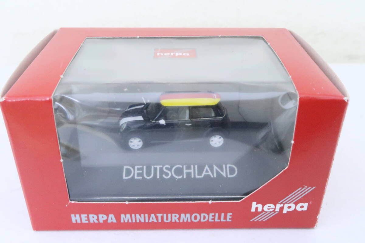 herpa MINI COOPER DEUTSCLAND ミニクーパー 箱付 1/87 西ドイツ製 コレの画像5