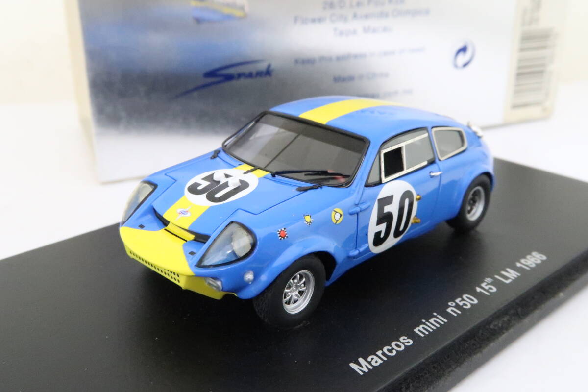 Spark MARCOS MINI Le Mans 1966 #50 ミニマーコス ルマン 箱付 1/43 イサコ_画像1