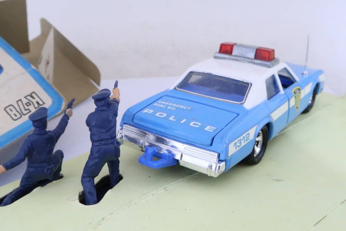 matchbox SuperKings PLYMOUTH GF POLICE プリムス パトカー 1/38? 箱付(傷み) イギリス製 イハコの画像4