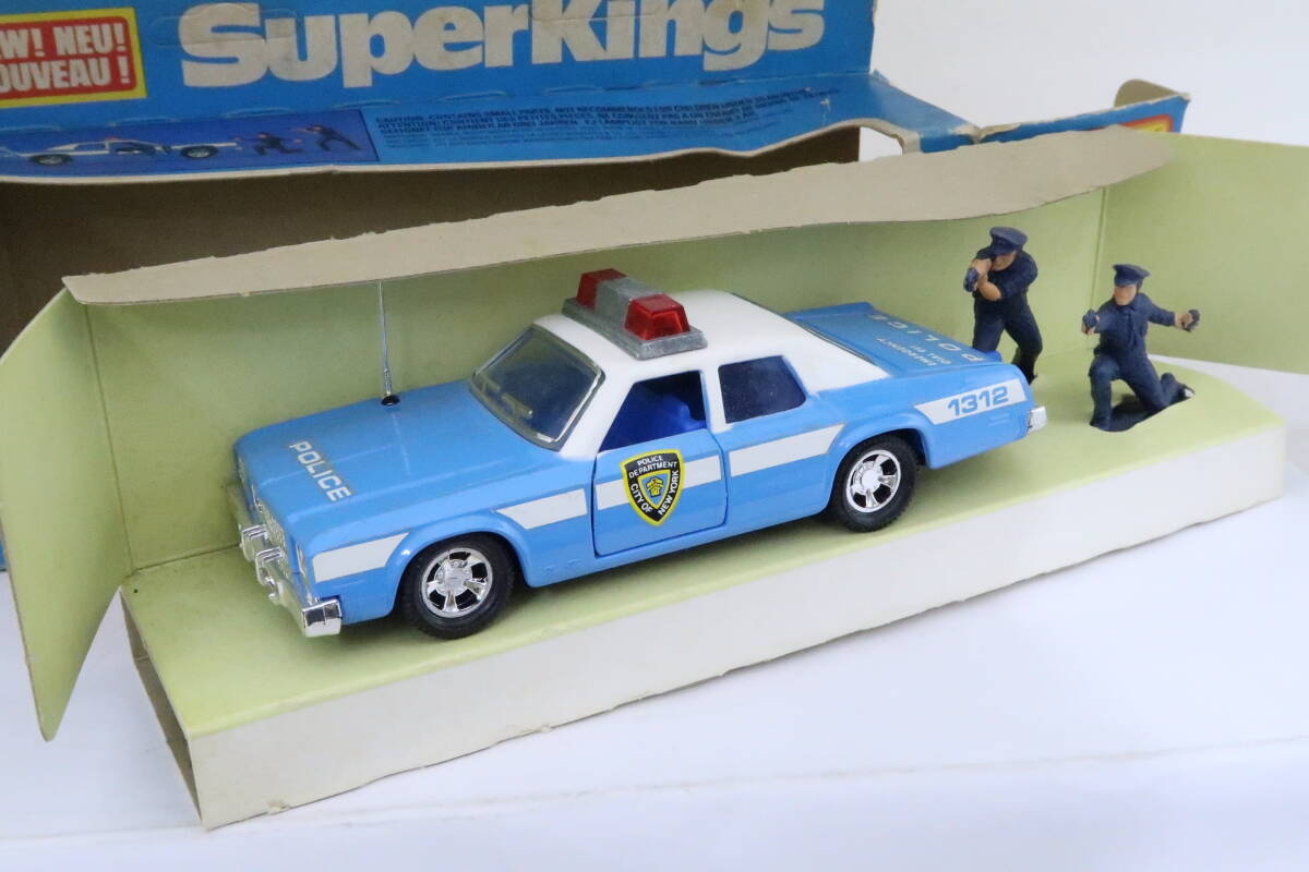 matchbox SuperKings PLYMOUTH GF POLICE プリムス パトカー 1/38? 箱付(傷み) イギリス製 イハコの画像1
