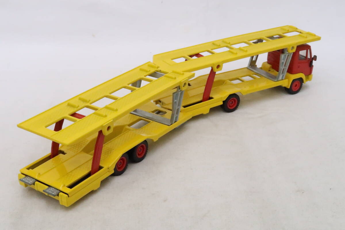 Siku Mercedes BENZ CAR TRANSPORTER 赤/黄 メルセデスベンツ 連結キャリアカー 箱無 西ドイツ製 1/55 コニレ