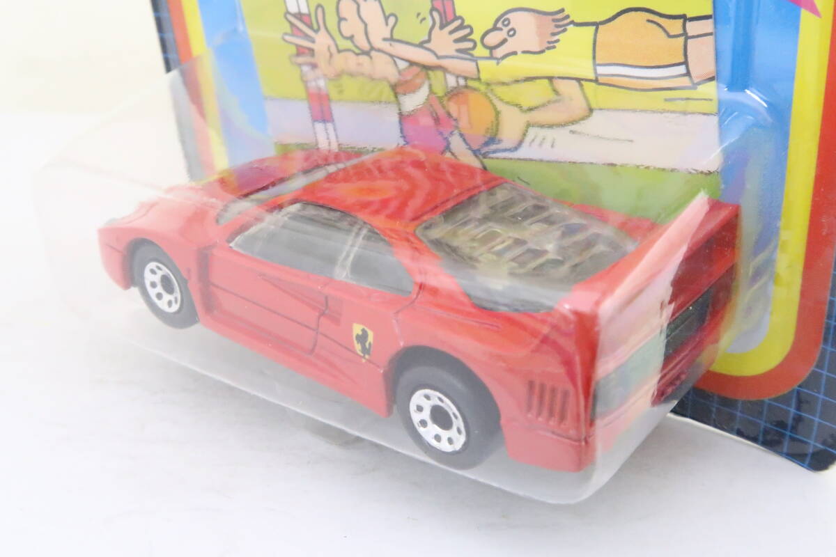 matchbox FERRARI F40 フェラーリ 未開封 コミックオリンピアシールタイ製1/59 ヨレの画像4