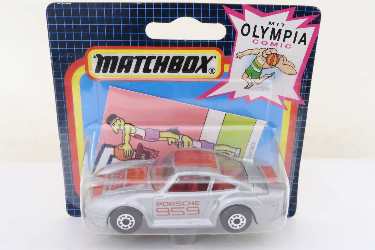 matchbox PORSCHE 959 ポルシェ 未開封 コミックオリンピアシール タイ製 ヨコの画像1