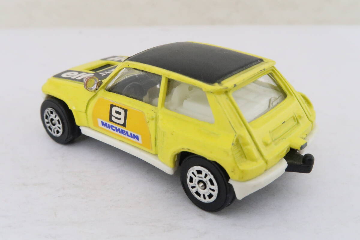 CORGI JUNIOR RENAULT 5 TURBO MICHELIN #9 ルノー サンクターボ 箱無 1/56 イギリス製 サコの画像4