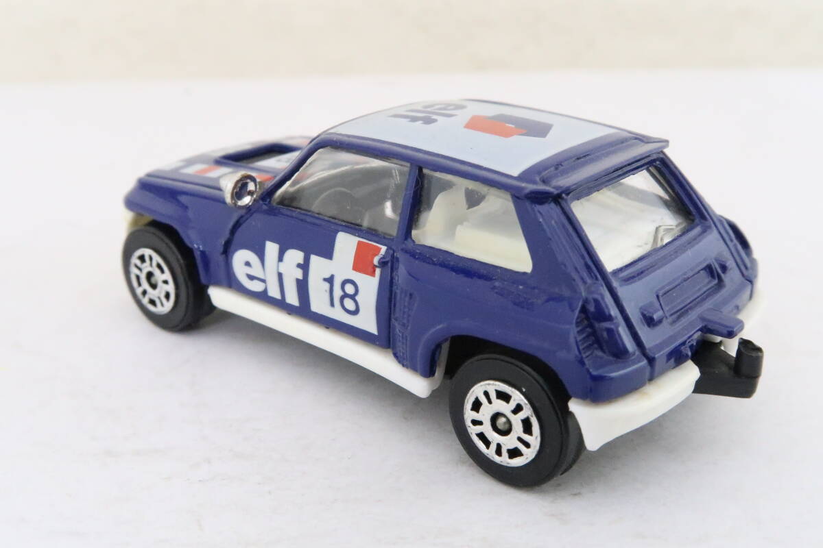 CORGI JUNIOR RENAULT 5 TURBO elf #18 ルノー サンクターボ 箱無 1/56 イギリス製 サコの画像4