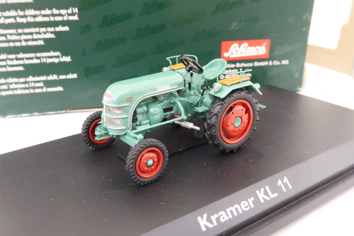 Schuco Kramer KL 11 трактор с ящиком 1/43ninire