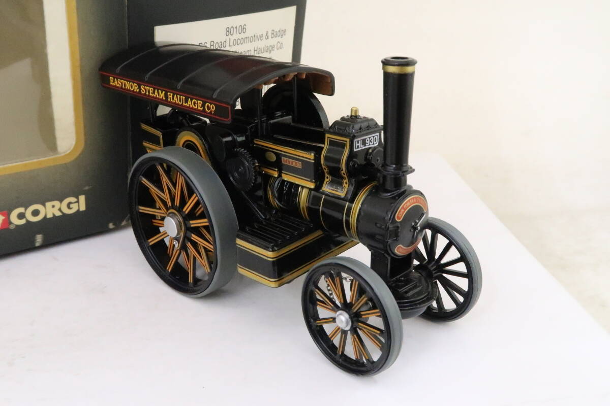 CORGI VINTAGE GLORY OF STEAM FOWLER スリームワゴン 蒸気自動車 箱付 1/50 ミナレの画像3