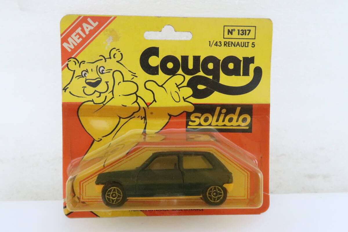 Cougar RENAULT 5 ルノー サンク ブルー 箱付 1/43 フランス製 ロレの画像6