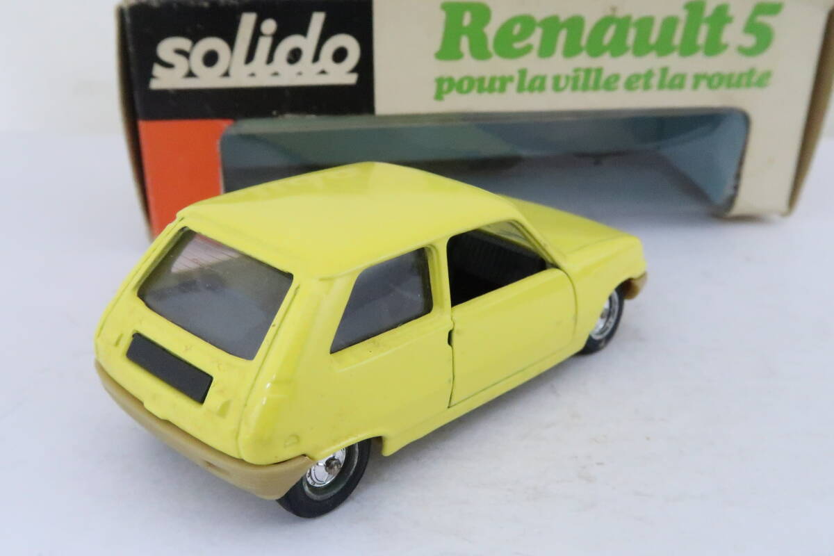 solido RENAULT 5 ルノー サンク レモンイエロー カワイイ箱付 1/43 フランス製 ナレ