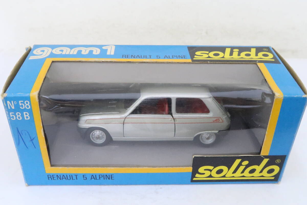 solido RENAULT 5 ALPINE ルノー サンク アルピーヌ 箱付 1/43 フランス製 ナレの画像6