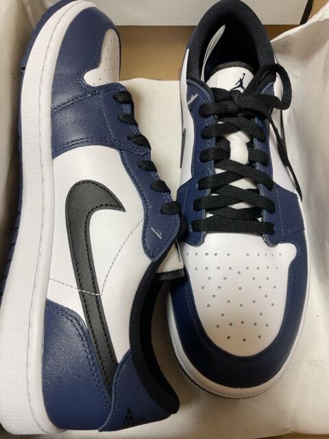 【28.5cm】Nike Air Jordan 1 Low Golf "Midnight Navy" DD9315-104 （ホワイト/ネイビー/ブラック）_画像7