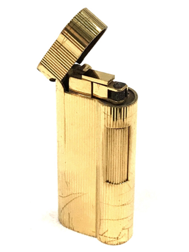 ダンヒル ローラー ガスライター 喫煙具 ゴールドカラー金具 サイズ約6.5×2.8cm dunhill QZ042-36_画像3