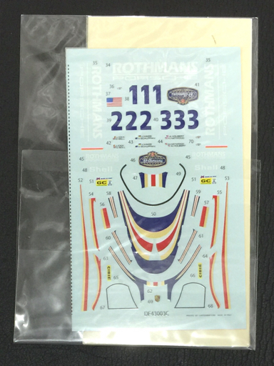 1 jpy STUDIO27 956 LM 1982 1/43 scale f Rudy tail kit not yet constructed construction instructions attaching preservation box attaching 