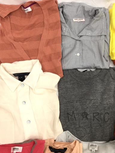 マークジェイコブス サイズ M 半袖 Tシャツ グレー 含 レディース 他 ソニアリキエル シーバイクロエ 等 計10点の画像2