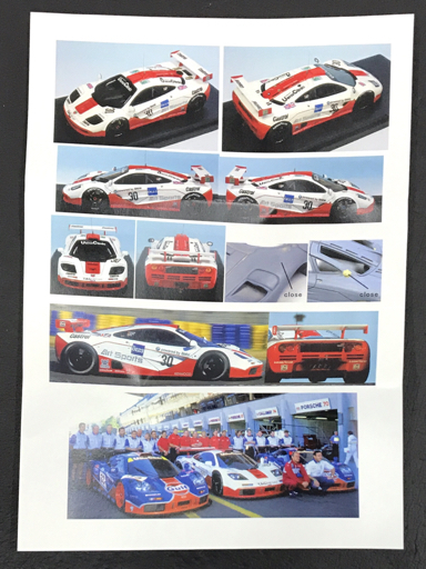 オートバーン マクラーレン F1 GTR ルマン 1996 West No30 他 BPR 1996 珠海GP マルボロ No2 等 模型 ガレージキット_画像3