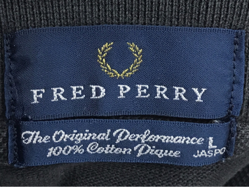  Fred Perry size L polo-shirt with short sleeves black × yellow group other navy × white group . men's tops total 2 point 
