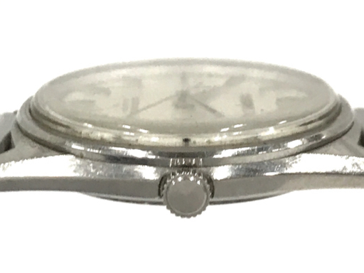 セイコー ロードマチック 手巻き 機械式 腕時計 5601-9000 シルバーカラー文字盤 社外ブレス SEIKO QR042-267の画像3