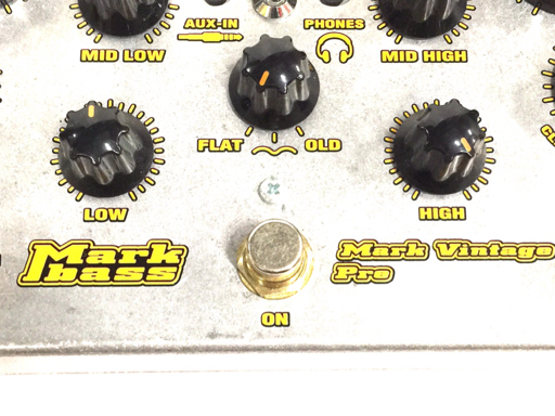 1円 MARKBASS マークベース Mark Vintage Pre ベース エフェクター オーディオ機器 通電動作確認済の画像6