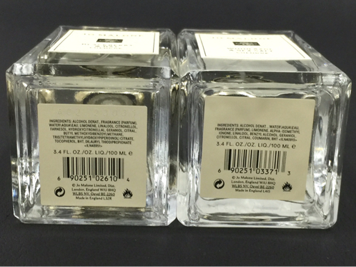ジョーマローン 香水 ウッドセージ＆シーソルト100ml / ブラックベリー＆ベイコロン100ml 残量90％以上 2本セットの画像6