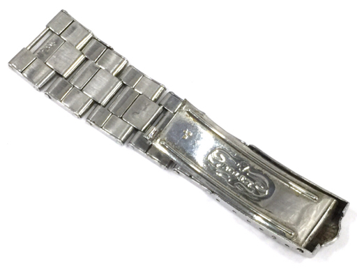 ロレックス 腕時計用 SS ベルト ブレス ラグ幅約1.8cm 破損 ジャンク品 シルバーカラー ブランド小物 ROLEX A11463_画像6