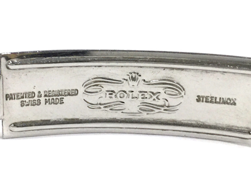 ロレックス 腕時計用 SS ベルト ブレス ラグ幅約1.8cm 破損 ジャンク品 シルバーカラー ブランド小物 ROLEX A11463の画像4