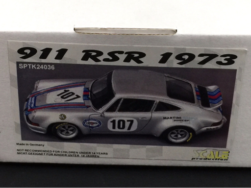 SCALE production 911 RSR 1973 SPTK24036 組み立てキット ホビー おもちゃの画像8