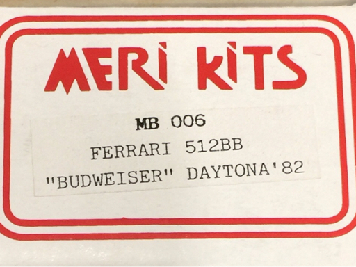 1円 MERI KITS 1/43 フェラーリ 512BB EMKA マクラーレン TAG ポルシェ 1984 等 メタルキット 未組立 まとめの画像4