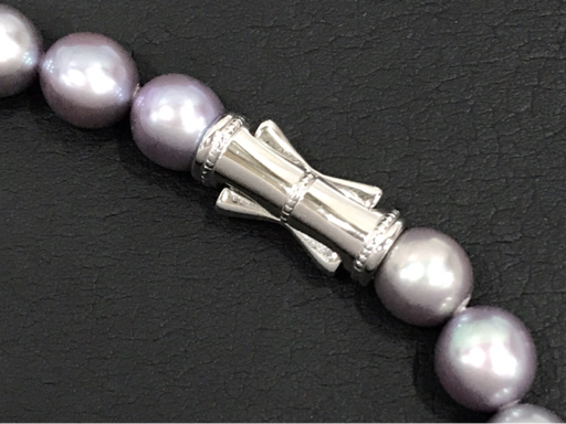 タサキ 田崎真珠 パール ネックレス S刻印あり 直径約0.8cm レディース アクセサリー ファッション小物の画像3