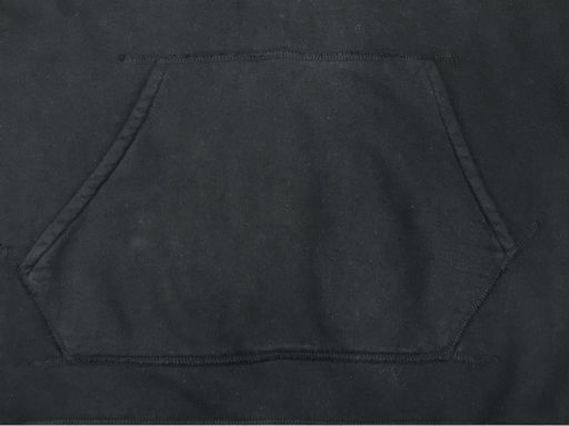 1円 セントマイケル サイズ L SM-S23-0000-047 コットン 長袖 パーカー プルオーバー トップス メンズ ブラック系の画像4
