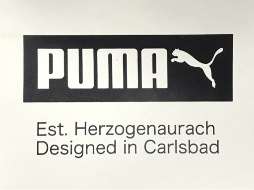 プーマ ロゴプリント トートバッグ ハンドバッグ ホワイト×ブラック 下げタグ付 PUMAの画像9