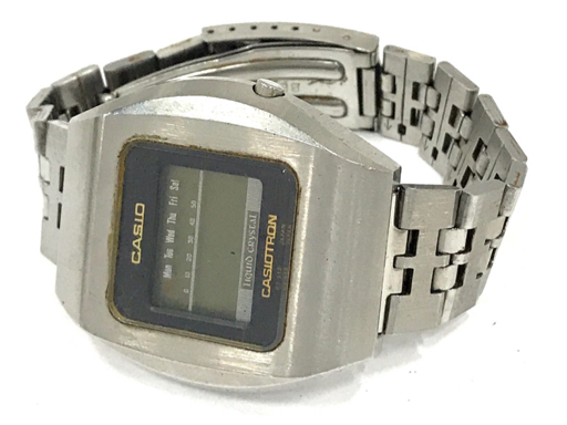 カシオ カシオトロン クォーツ デジタル 腕時計 メンズ 未稼働品 社外ブレス ファッション小物 CASIO_画像4