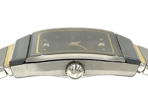 ラドー ダイヤスター クォーツ 腕時計 レディース ブラック文字盤 204.0268.3 未稼働品 ファッション小物 RADO_画像3