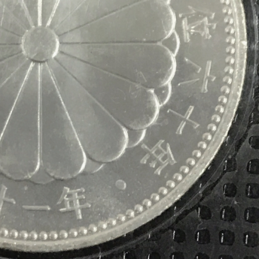 日本国 御在位六十年 昭和六十一年 壱万円 1万円 記念硬貨 銀貨 重量21.8g ブリスターパック入 現状品_画像10