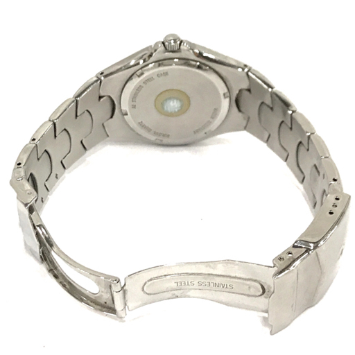 ブローバ 腕時計 マリンスター ラウンド デイト 白文字盤 シルバーカラー金具 クォーツ メンズ 純正ベルト BULOVAの画像6