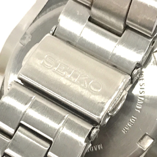 セイコー 腕時計 8F56-002A パーペチュアルカレンダー ラウンド デイト 黒文字盤 クォーツ メンズ SEIKO QR041-89_画像7