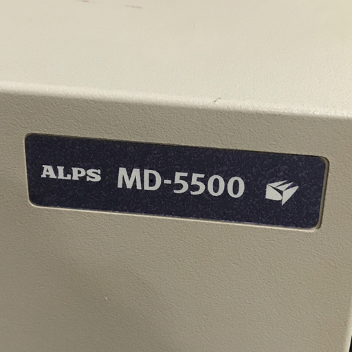 ALPS MD-5500 マイクロドライプリンタ 付属品有り 通電確認済み アルプスの画像8