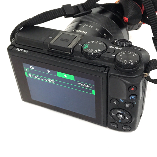 1円 CANON EOS M3 EF-M 18-55mm 1:3.5-5.6 IS STM ミラーレス一眼 デジタルカメラ C051402の画像6
