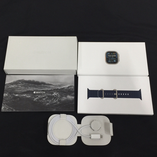 1円 Apple Watch Ultra 2 GPS+Cellular 49mm A2986 MREG3J/A ブルーオーシャン スマートウォッチ 本体_画像9