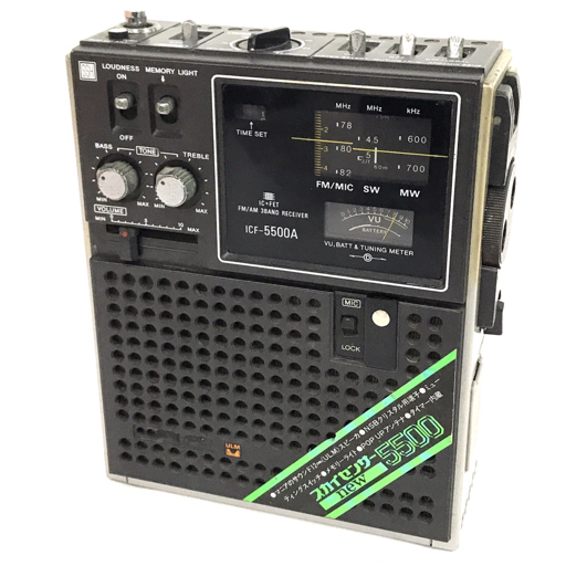 SONY ICF-5500A スカイセンサー ラジオ 昭和 レトロ アンティーク QR042-82の画像1
