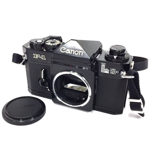 Canon F-1 LAKE PLACID 1980 一眼レフ フィルムカメラ ボディ 本体 QR042-111_画像1